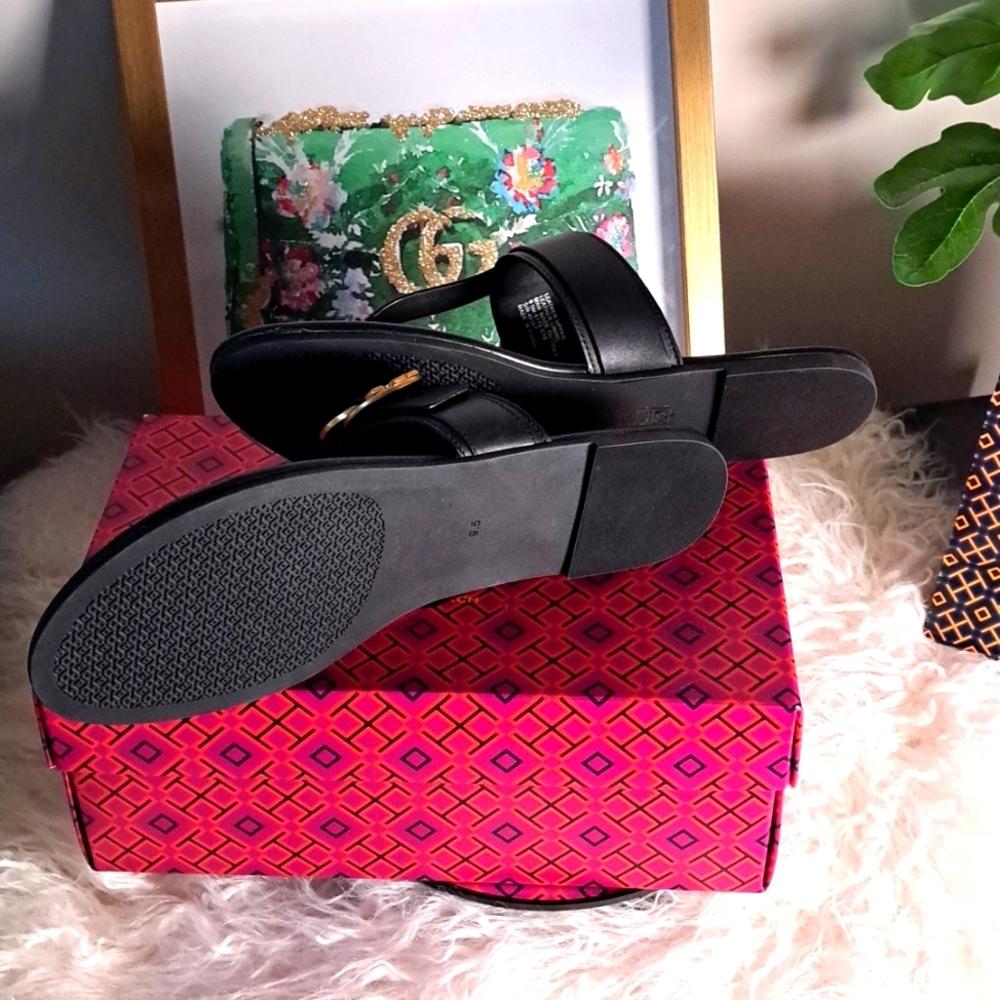 Tory Burch NIB Marsden  Flat Thong Sandal - Picture 5 of 8